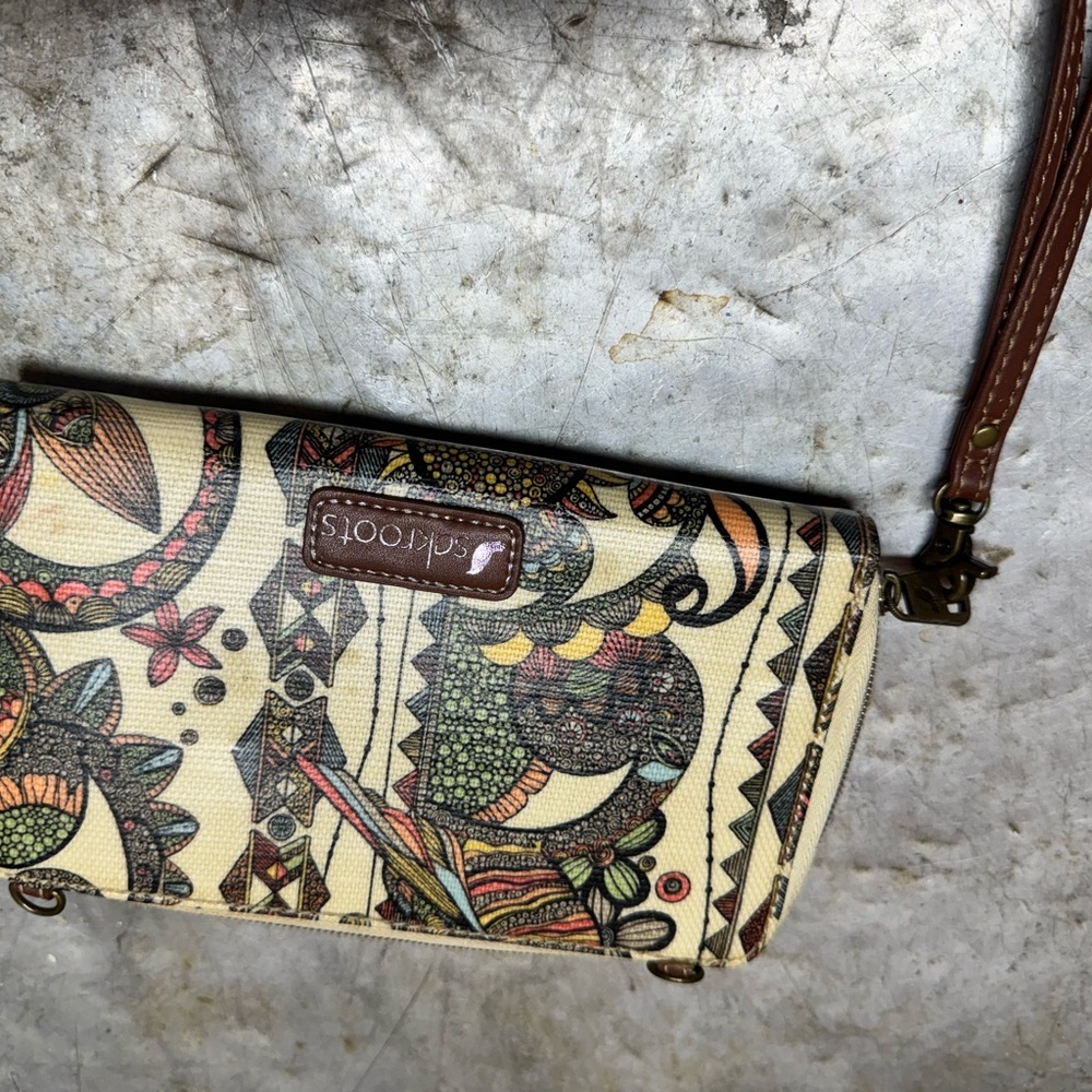 Sakroots Multicolor Artistic Wristlet